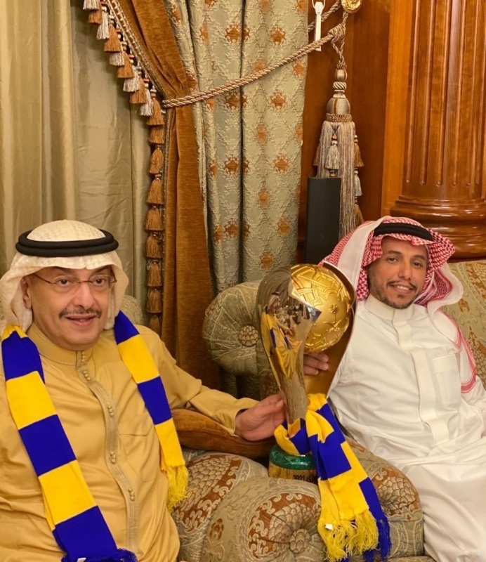 خالد بن فهد يتصدر احتفالات النصراويين بالسوبر 3 الأمير خالد بن فهد