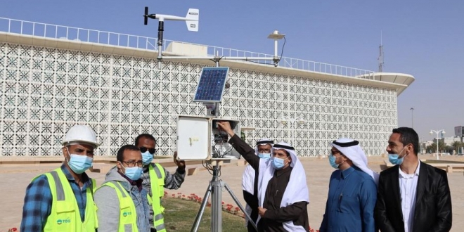 صورة البيئة تدشن محطة مناخية لقياس الهاطل المطري في الرياض