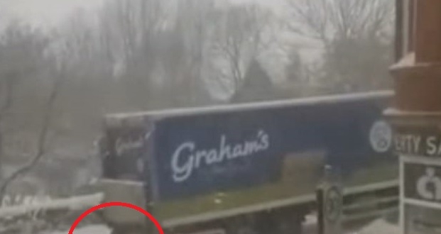 صورة فيديو.. امرأة خارقة تدفع شاحنة وزنها 26 طنًا لتنقذ آخرين