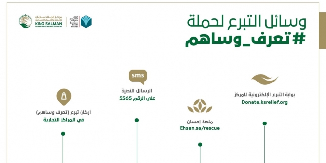 صورة فيديو.. #تعرف_وساهم من مركز الملك سلمان للإغاثة أسهل طريقة للتبرع