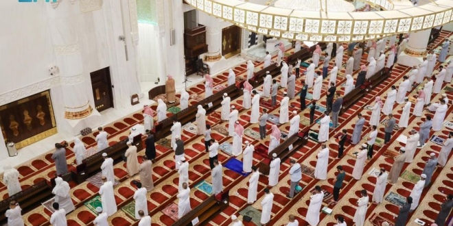 صورة الشؤون الإسلامية: التقيد بالاحترازات في المساجد مطلب شرعي