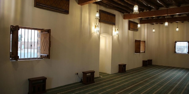 صورة مسجد الحديثة أقدم المساجد التراثية بمنطقة الجوف