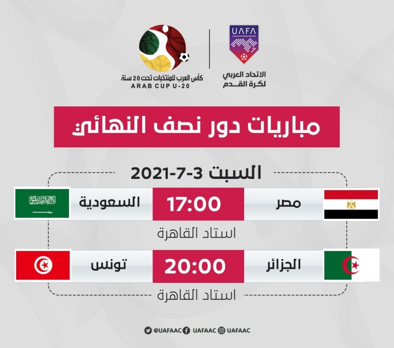 السعودية تواجه مصر في كأس العرب 3 كأس العرب