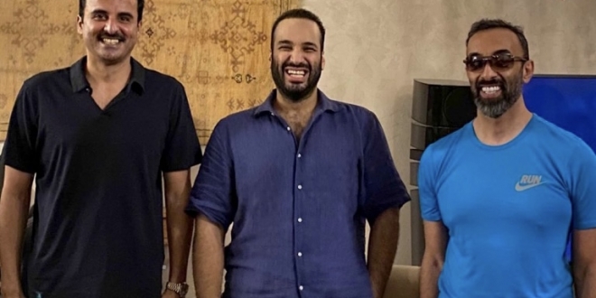 صورة صورة محمد بن سلمان وأمير قطر وطحنون بن زايد تثلج الصدر وتبشر بالمستقبل